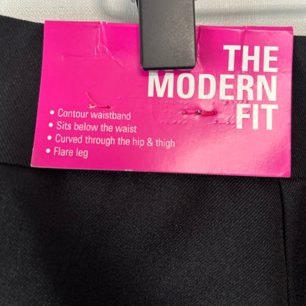 9 & CO NWT Black Modern Fit Pants Size 12 - Picture 5 of 8
